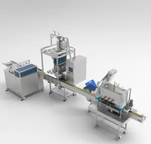 Linea de embotellado volumetrico electronico